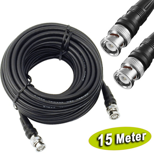 15m bnc kabel 2 x - -,