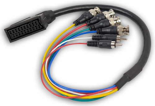 Scart bnc breakout adapter - zu,